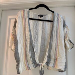 Style Envy Multicolor Striped Blouse